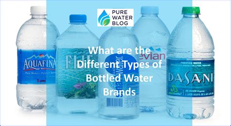 9 Different Types of Bottled Water Brands - Water Treatment