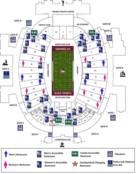 Doak Campbell Stadium Seating Chart With Seat Numbers | Cabinets Matttroy