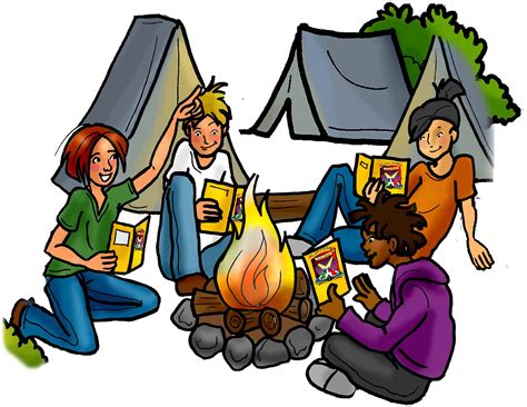 Dotcom Free Camping Clipart