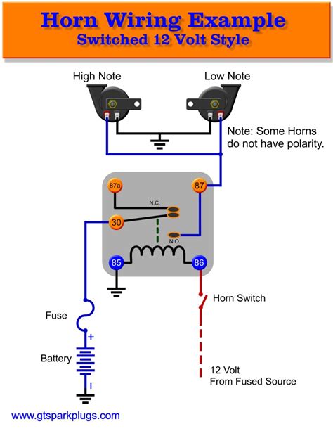 12 Volt Wiring Diagram With Relay - Herbalard