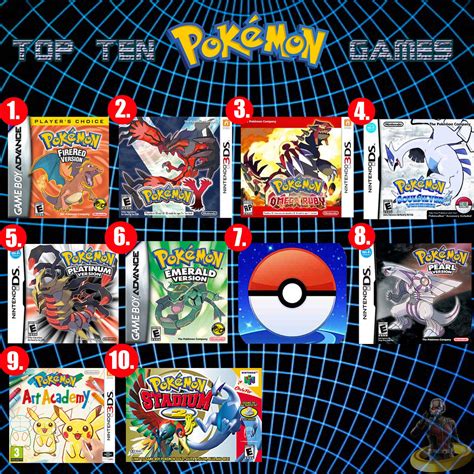 Top Ten Pokemon Games - a photo on Flickriver