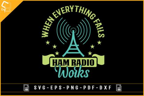 Ham Radio T-shirt Sublimation Design Graphic by Craft Quest · Creative ...