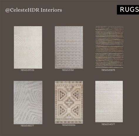 bloxburg rug decals | House decals, Modern decals, Bloxburg decals ...