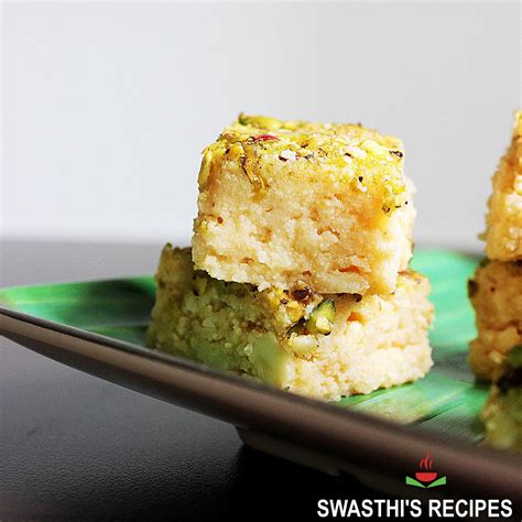 Kalakand Recipe (Kalakand Sweet) - Swasthi's Recipes