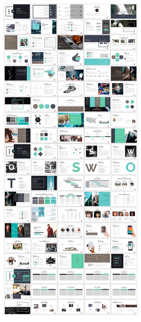 Complete Business PowerPoint Template #67622