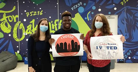 Local residents create new ‘I Voted’ stickers for Dallas County voters ...