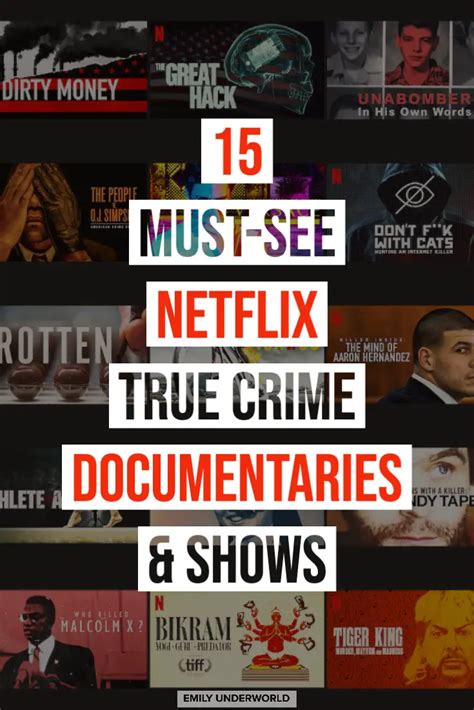 15 Must-See Netflix True Crime Shows And Documentaries