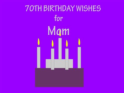 Collection of 70th Birthday Wishes for Mom | hubpages