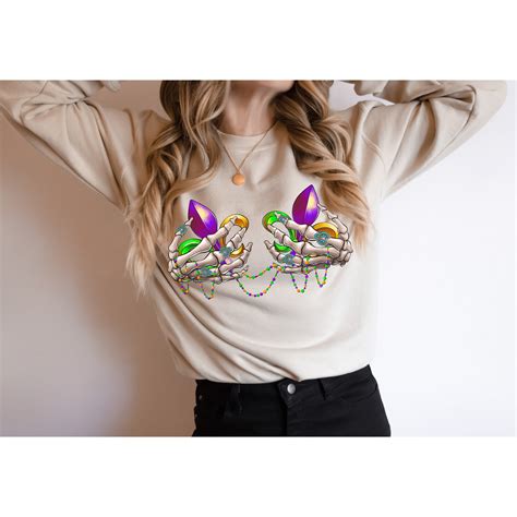 Women's Mardi Gras Sweatshirt, Funny Mardi Gras Sweatshirt, NOLA Sweatshirt, Louisiana Mardi ...