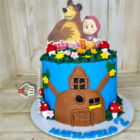 Marsha and The Bear Birthday Cake | Baked by Nataleen