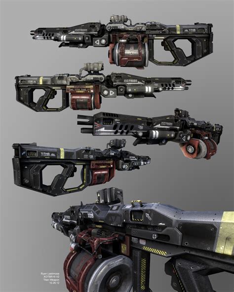 ArtStation - Titanfall 1: XOTBR-16 Titan Battle Rifle