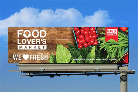 OUT OF AFRICA Media | Food Lover’s Market Billboard