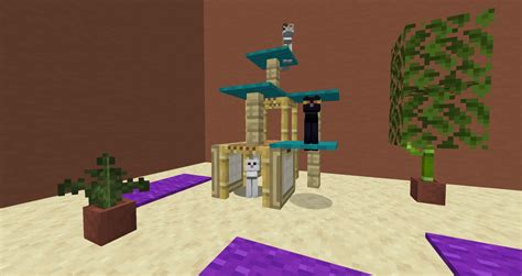 A simple cat playhouse : r/Minecraft