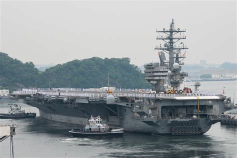 USS Ronald Reagan CSG Departs Yokosuka for 2022 Deployment - Seapower