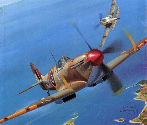 Spitfire MkIX PFT by Jarosław Wróbel | Wwii plane art, Wwii aircraft, Aircraft art
