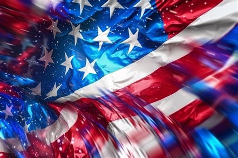 Premium Photo | Patriotic american flag abstract background