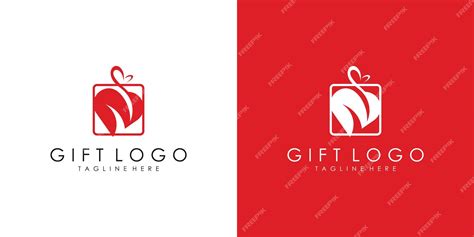 Premium Vector | Gift logo vector template download modern design