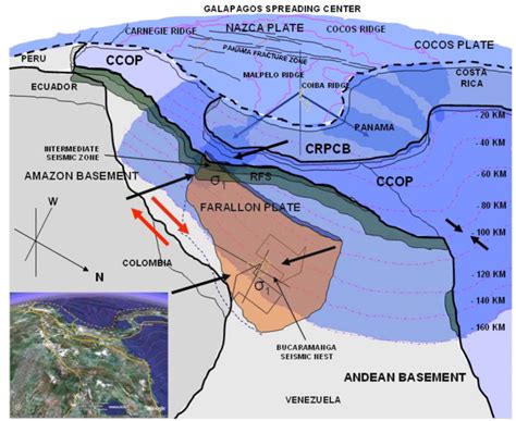 Hypothetical 3D model showing the subduction of the Nazca plate beneath ...