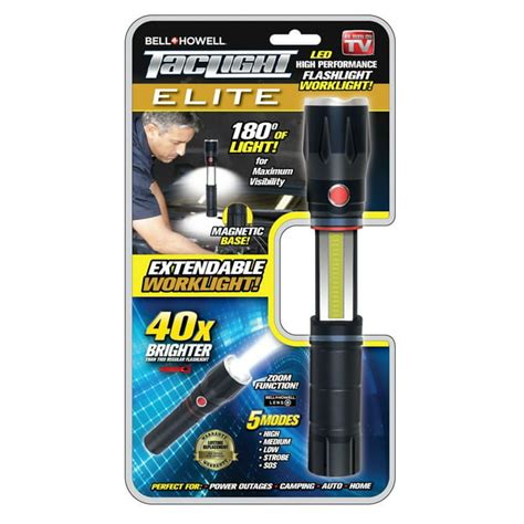 Bell + Howell TacLight Elite 2-in-1 Flashlight and Lantern in One, 40x Brighter - As Seen on TV ...