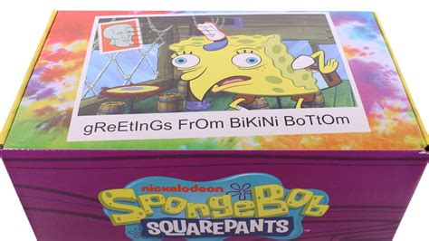 The Bikini Bottom Box Meme Bob Spring 2022 Subscription Box Unboxing ...