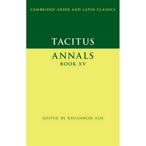 Tacitus: Annals Book XV - Walmart.com - Walmart.com