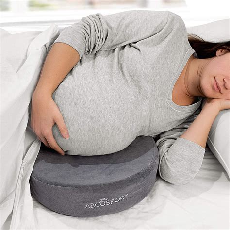 Pregnancy Pillow Wedge for Maternity Side Sleeping Belly Wedge Pillow for Mummy Feeding Pillows ...