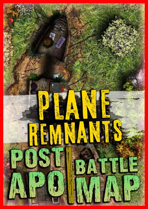 Crashed Airplane Battle Map ☣️ post apocalyptic camp remnant - Amatsu | walking-dead-battlemaps ...