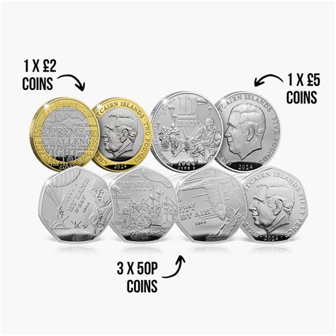 Complete the Set - D-Day 80th Anniversary 2024 BU Coin Set