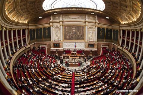 The French Parliament in Paris France [4256x2832] Serge Mouille Light, French National Assembly ...