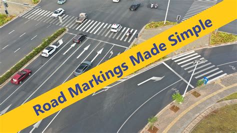 Road Markings Made Simple - Driving Lesson on Road Markings | DTC Driving Test UK | DMV Driving ...