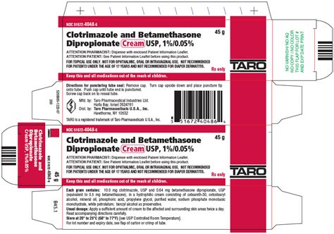 Clotrimazole And Betamethasone Dipropionate Information, Side Effects, Warnings and Recalls