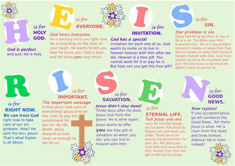 Free Easter Gospel Tract | Christian Children's Authors