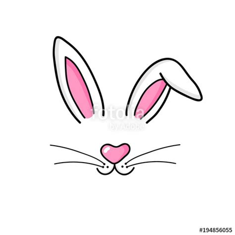 Cute Bunny Ears Drawing - Clipart Ears Bunny Cute Source | Learrisngs