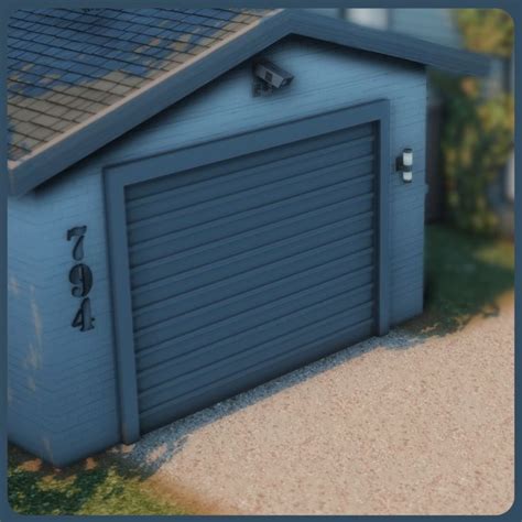 Garage Door - The Sims 4 Build / Buy - CurseForge in 2024 | Garage doors, Garage, Sims 4 build