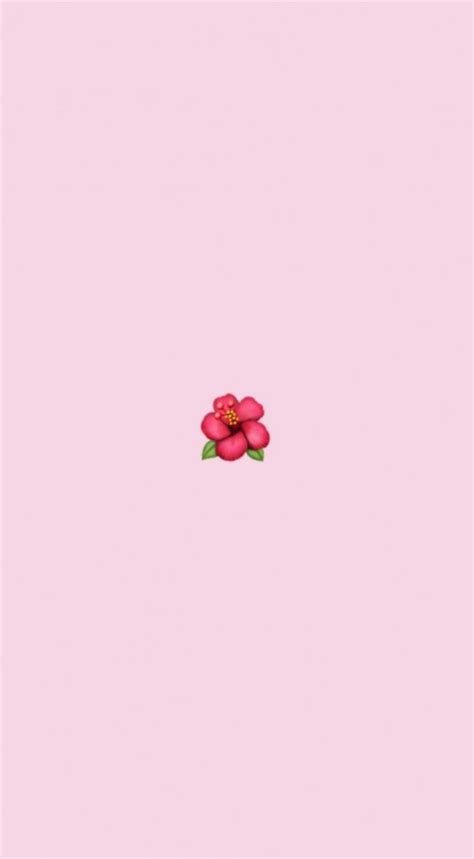 Flower emoji pink, cute, HD phone wallpaper | Peakpx