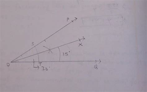 Draw any convenient angle . Name it ABC . Bisect is using compass and ruler . - Brainly.in