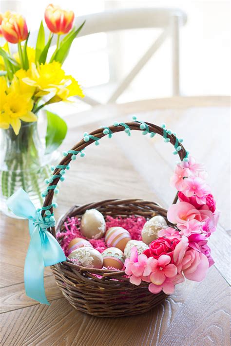 Thrifty DIY: Floral Easter Baskets | Design Improvised