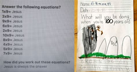 Hilarious answers kids gave for their test and assignment