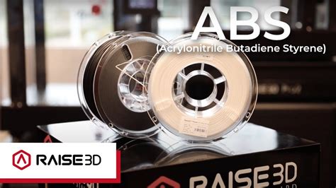 Features of ABS 3D Printing Filament | Material Properties Series - YouTube