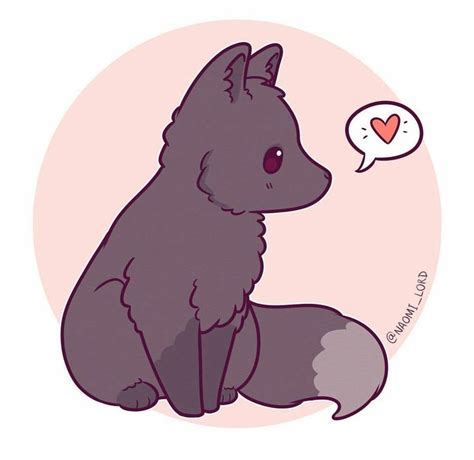 #cute #wolf #drawing #cutewolfdrawing | Cute wolf drawings, Cute kawaii drawings, Cute animal ...