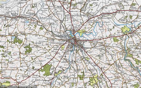 Historic Ordnance Survey Map of Carlisle, 1925