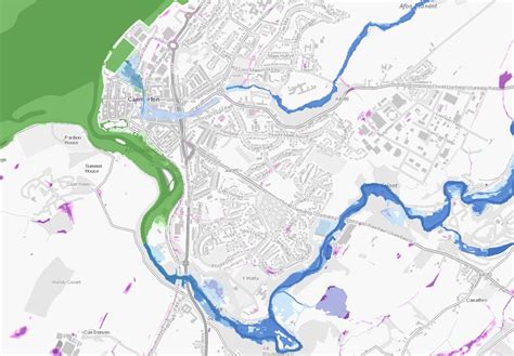 Flood risk maps for 31 towns, villages and cities in North Wales ...