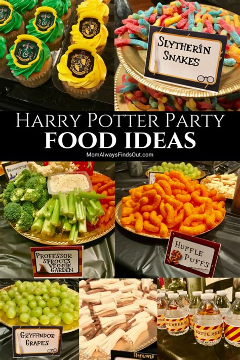 Harry Potter Birthday Party Food Ideas - Mom Always Finds Out