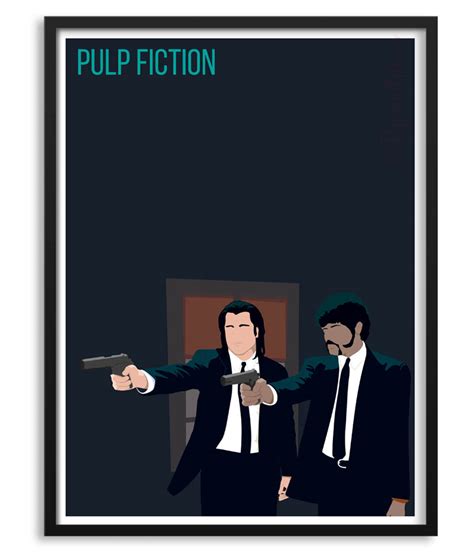 Póster de Vincent y Jules en Pulp Fiction - Papermint