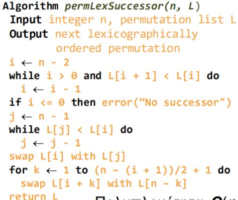 algorithms - Permutations in lexicographic order - Mathematics Stack Exchange