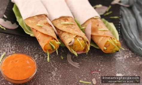 Veg Frankie Recipe | How to Make Veg Frankie - Indian Veg Recipe