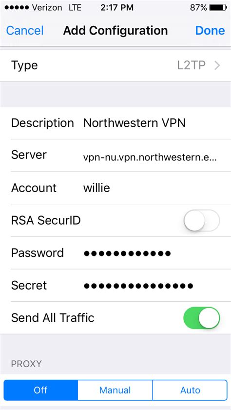 ios - How to reveal vpn configuration password and username on iPhone? - Ask Different