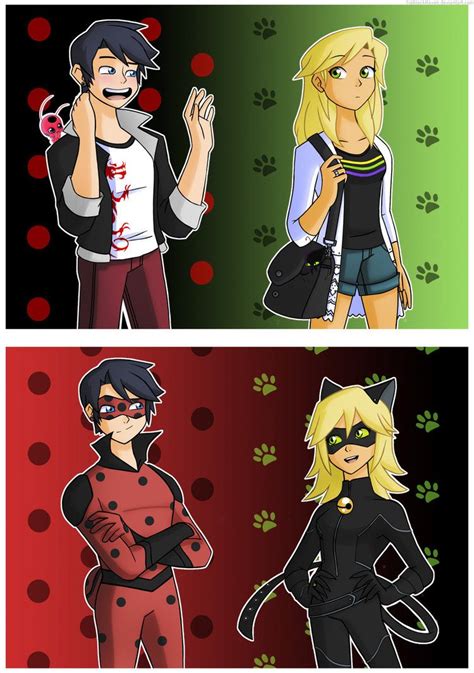 Miraculous Ladybug Genderbend by TiaBlackRaven.deviantart.com on @DeviantArt | Супергерои ...