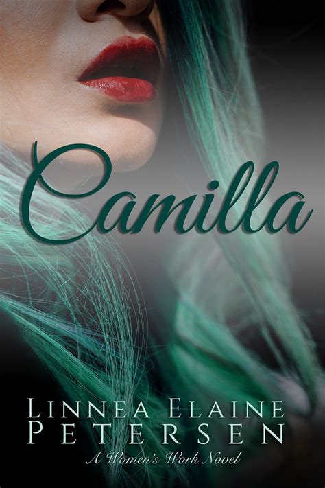 a woman with green hair and red lipstick is shown in front of the cover of a book