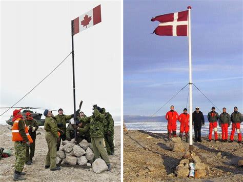 Canada and Denmark Fight Over Island With Whisky and Schnapps - The New York Times